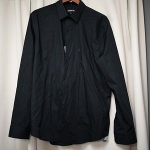 Men's Express 1MX Slim size XL Black Button up